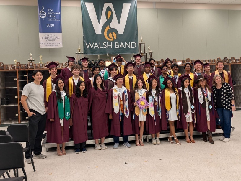 senior band students