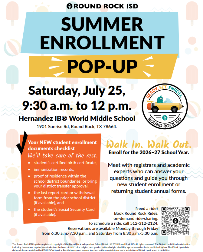 Summer school flyer