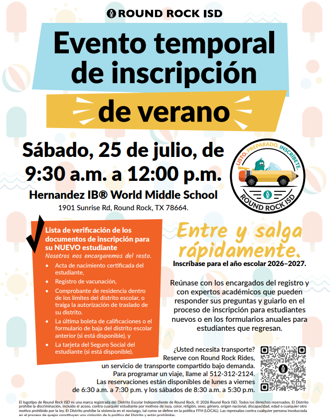Summer school flyer