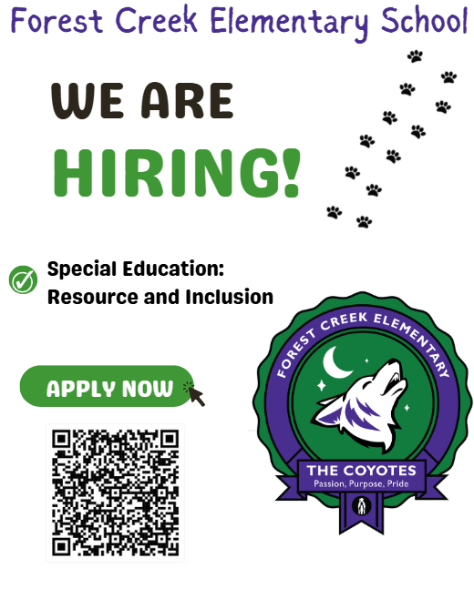 We are hiring flyer