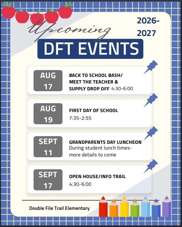 DFT Events 2026-2027