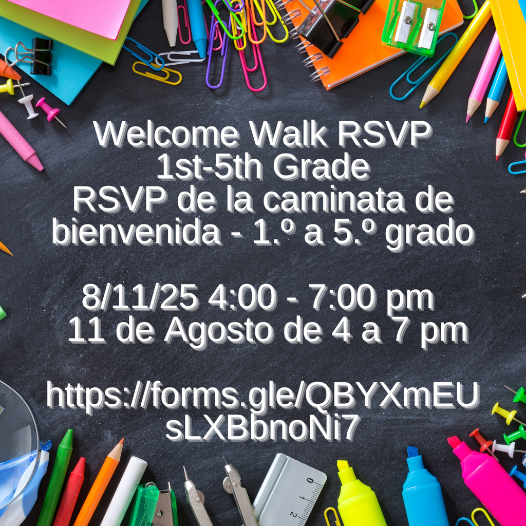 Welcome Walk RSVP