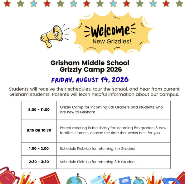 Grizzly Camp 2026 Information