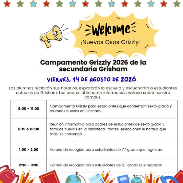 Grizzly Camp 2026 Information