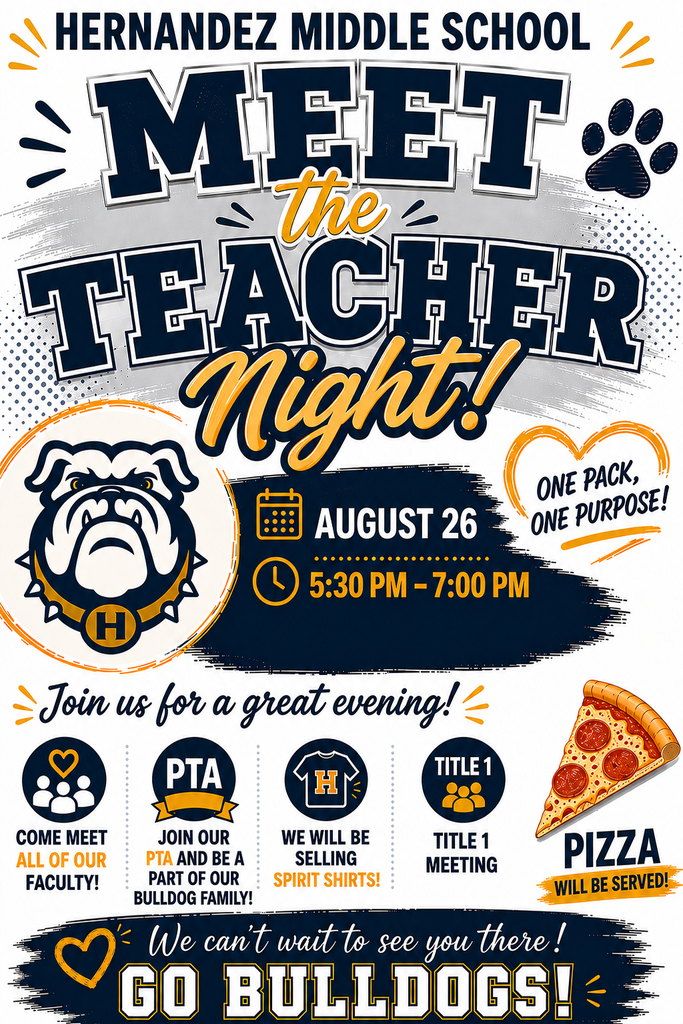 Meet the Teacher August 26th, 5:30-7 PM