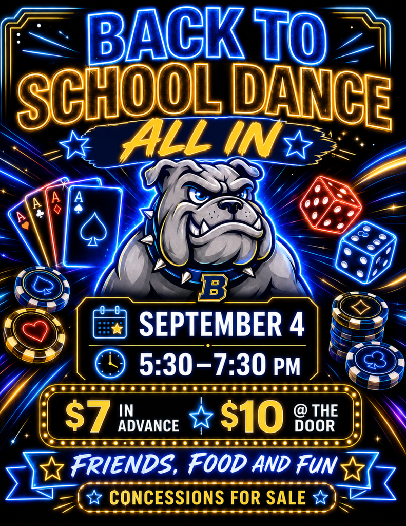 Back to school dance Sept. 4 5:30 PM-7:30