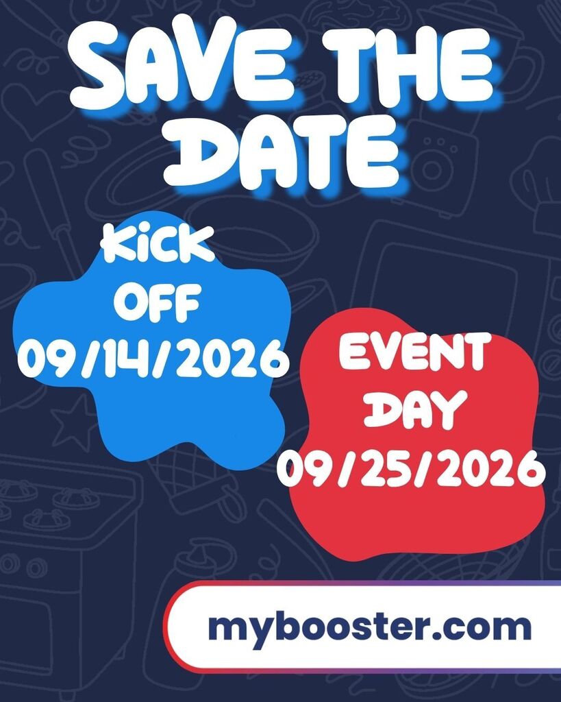 Booster fundraiser save the date