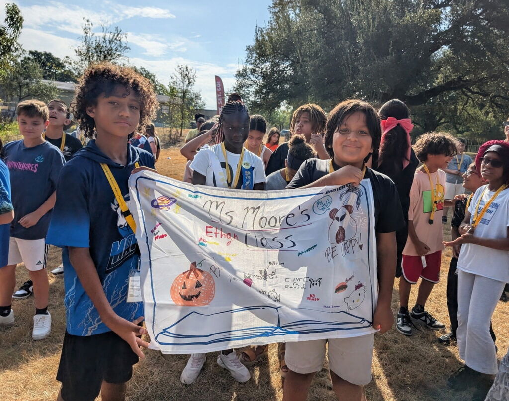Pictures of outdoor race for boosterthon