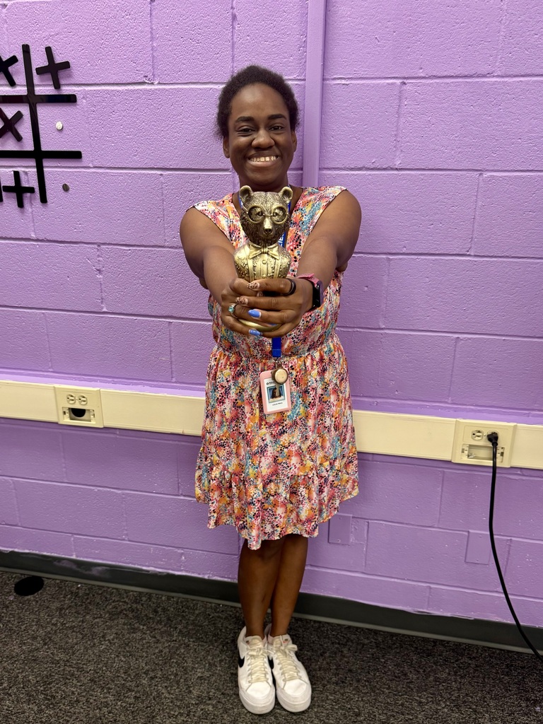 Mrs. Price wins the Golden Grizzly!