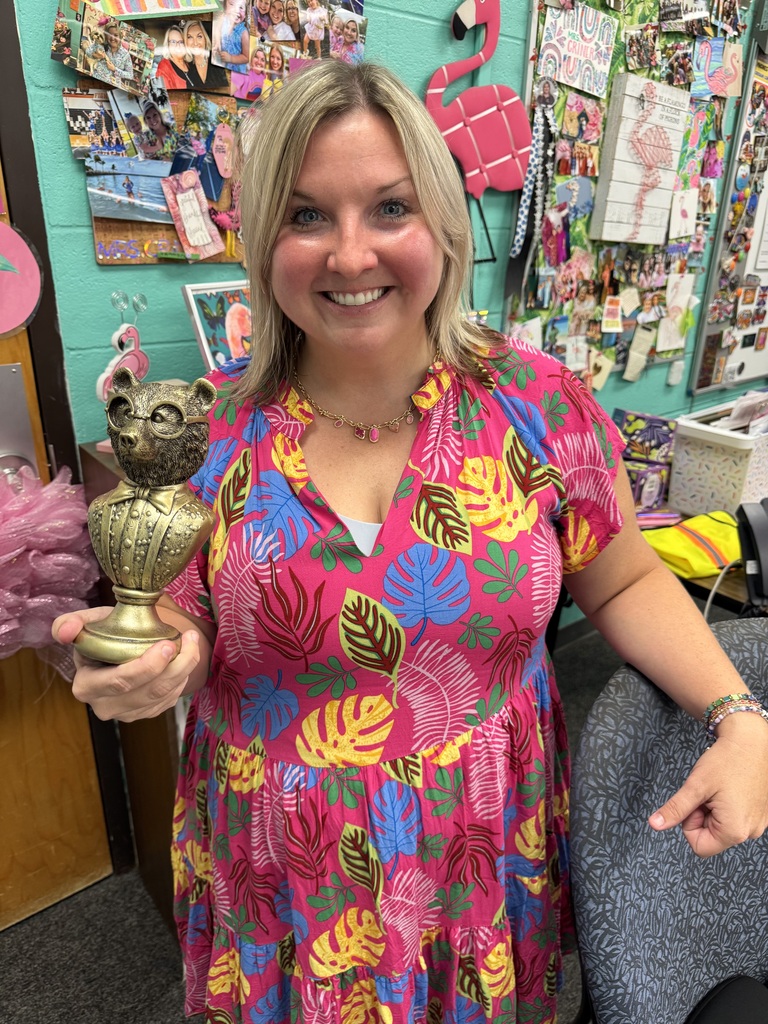 Mrs. Criner wins the Golden Grizzly!
