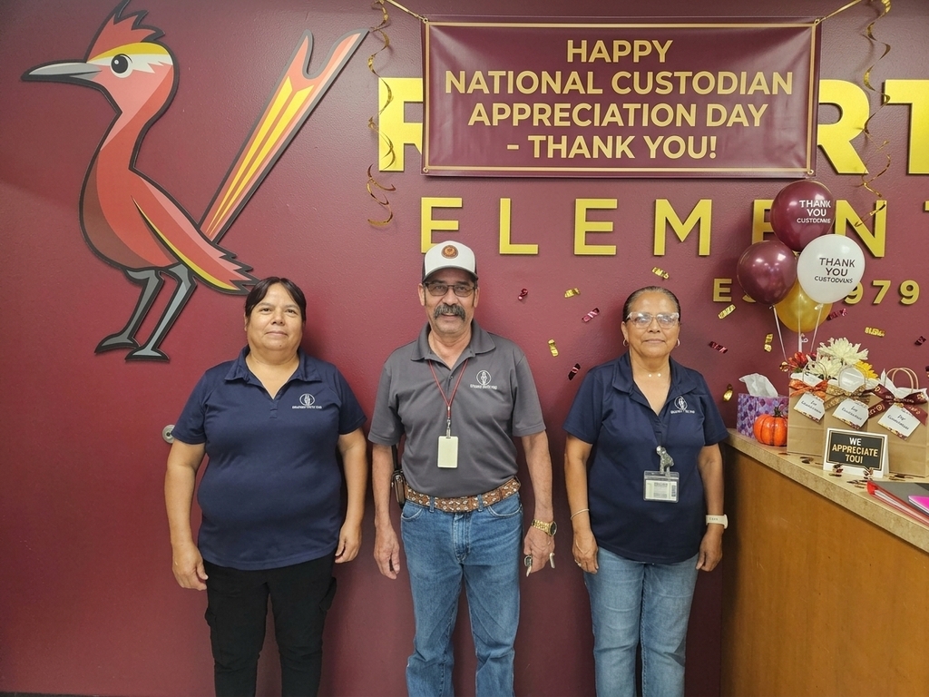 Robertson Custodians are the GREATEST! National Custodian Appreciation Day