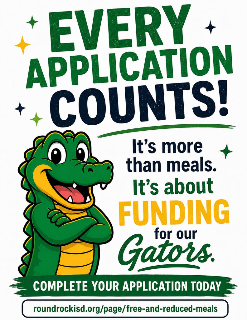 Every Application Counts. It's more than meals. It's about Funding for our Gators. Complete your application today.