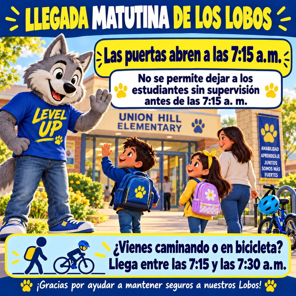 llegada matutina de los lobos