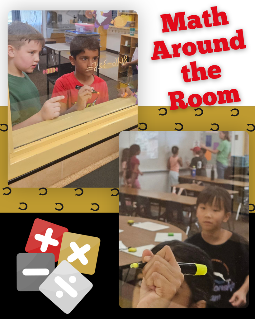 Math Beyond the Desk: Thinking Made Visible!  Our 3rd-grade Stallions are taking math to new heights—literally! Students have been solving complex math problems directly on classroom walls and windows. Working on vertical surfaces makes learning visible, encourages active collaboration, and gives students the freedom to experiment and learn from mistakes. It is incredible to see our young mathematicians working with purpose, building confidence, and growing together every single day!