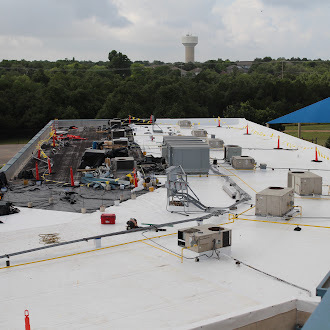 Roof of a school