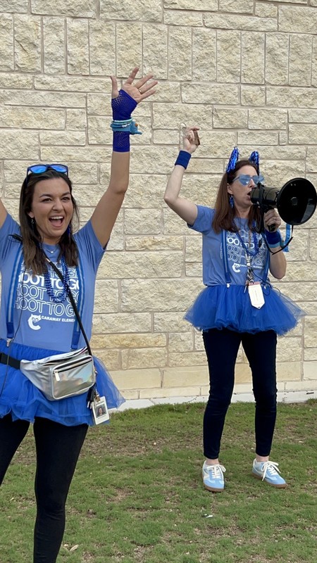 Principal and AP Cheer