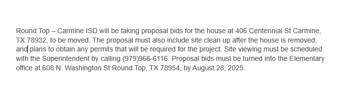 Proposal Bids