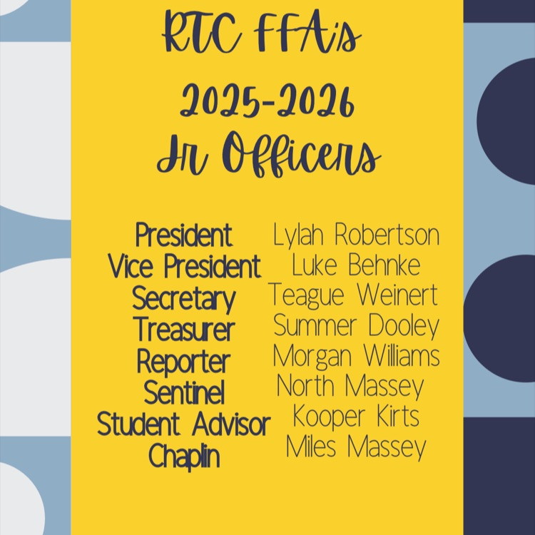 Jr FFA Officers