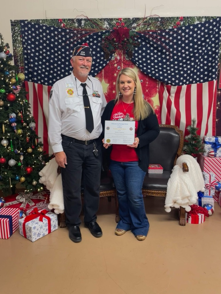 VFW Post Teacher of the Year