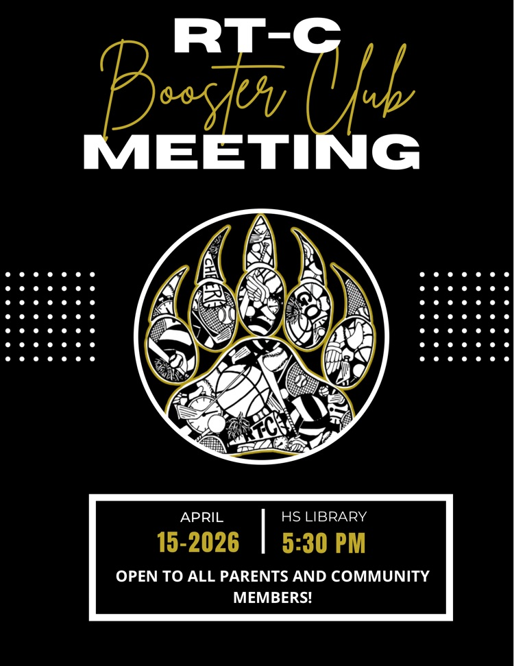 Booster Club Meeting April 15 @ 5:30