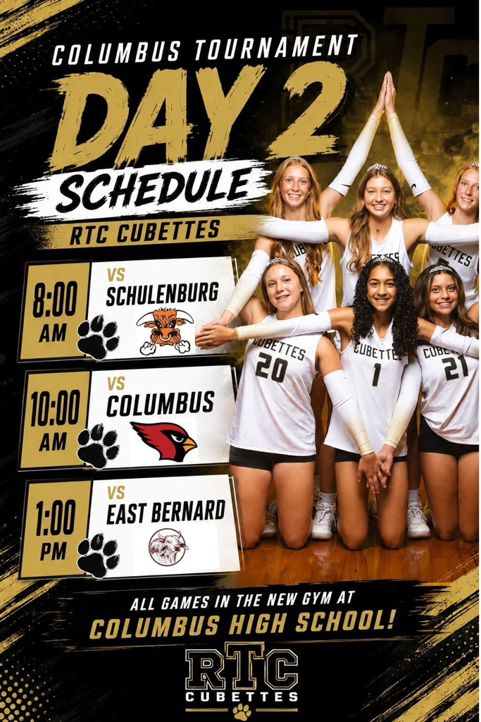 day 2 Columbus Tournament Schedule