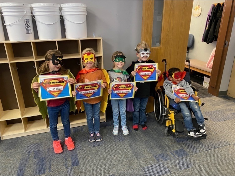 students dressed up as super heroes