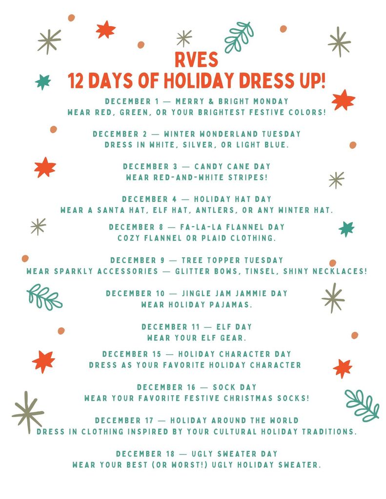 RVES December dress up