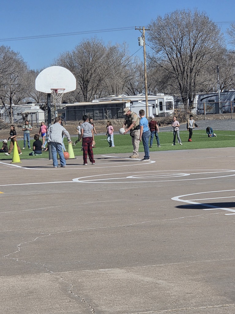 Officer Pacl spending quality time with our kids