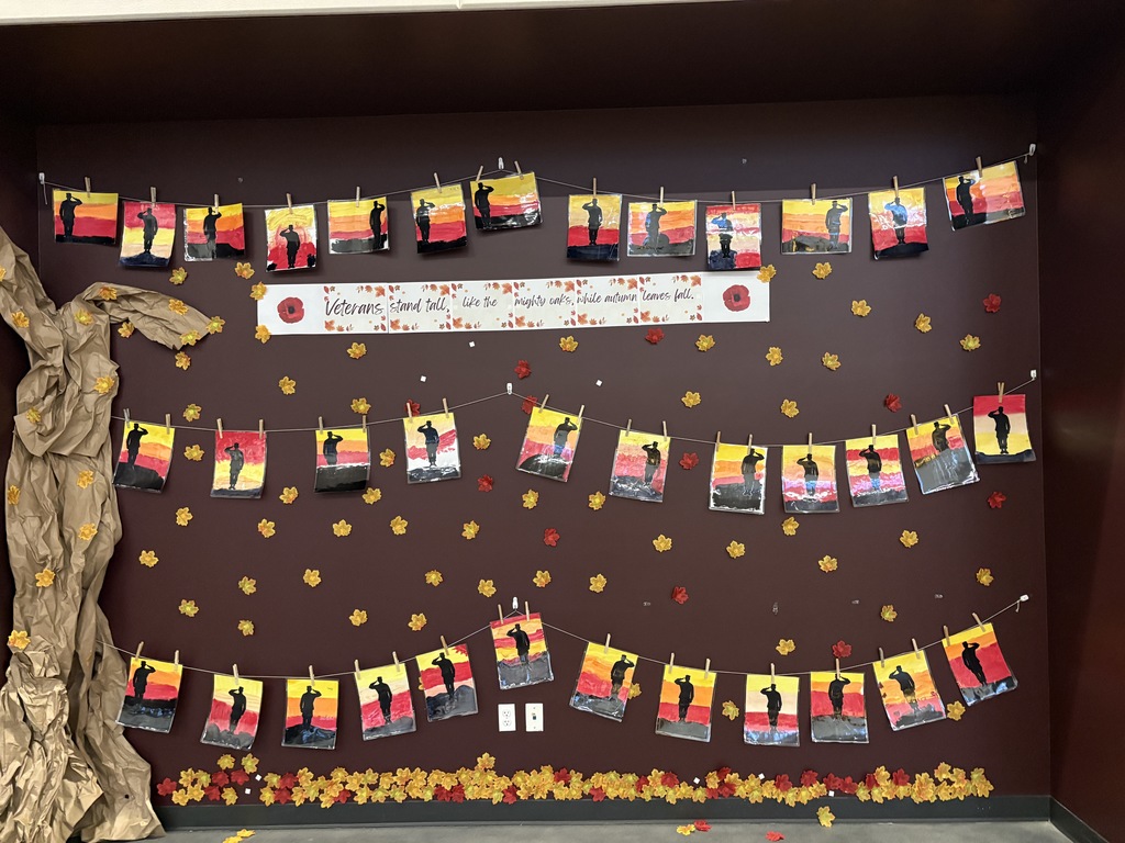 Second Grade Art Wall 