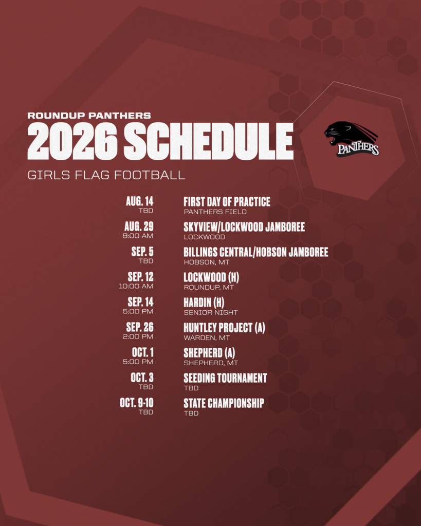 Girls Flag Football Schedule