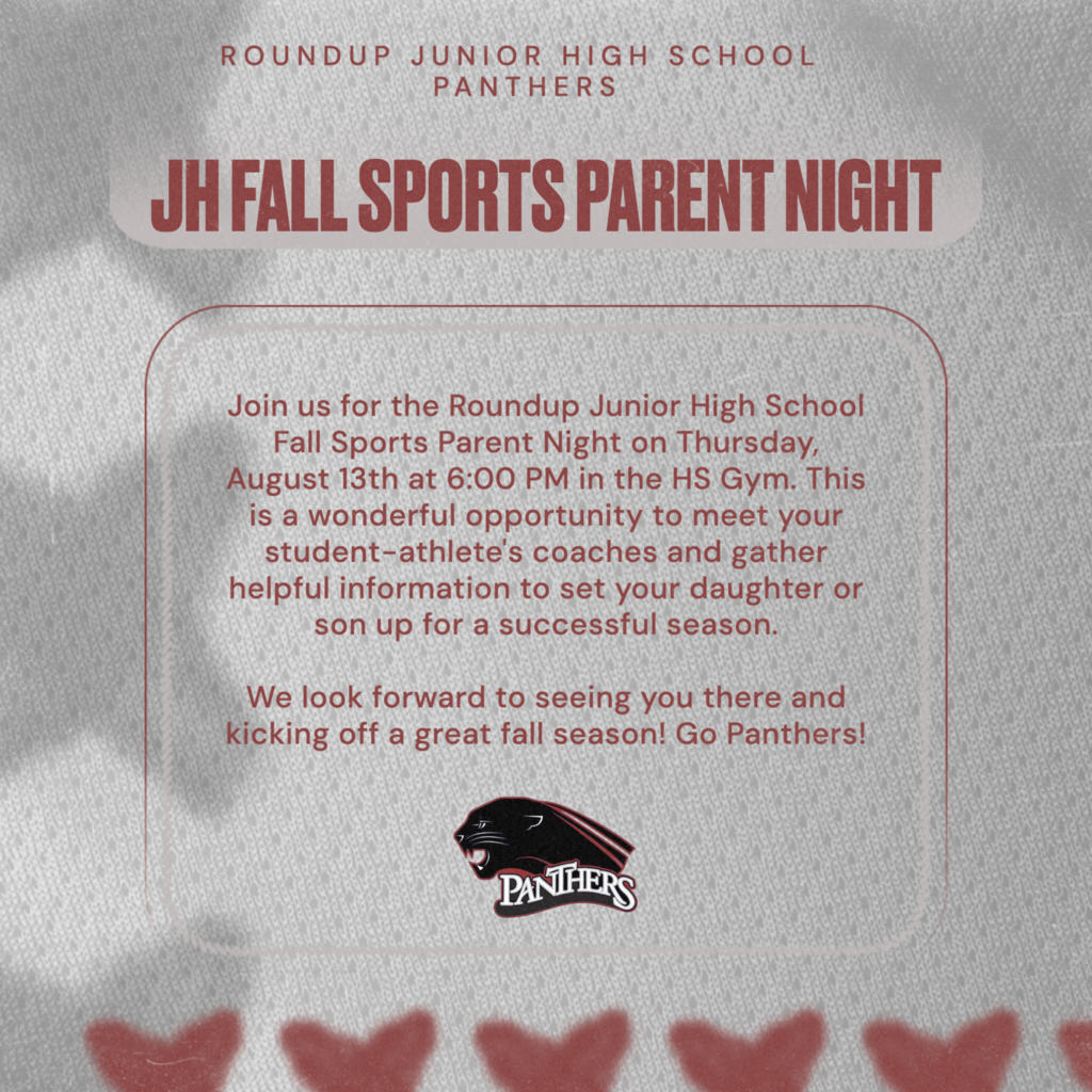 JH Fall Sports Parent Night