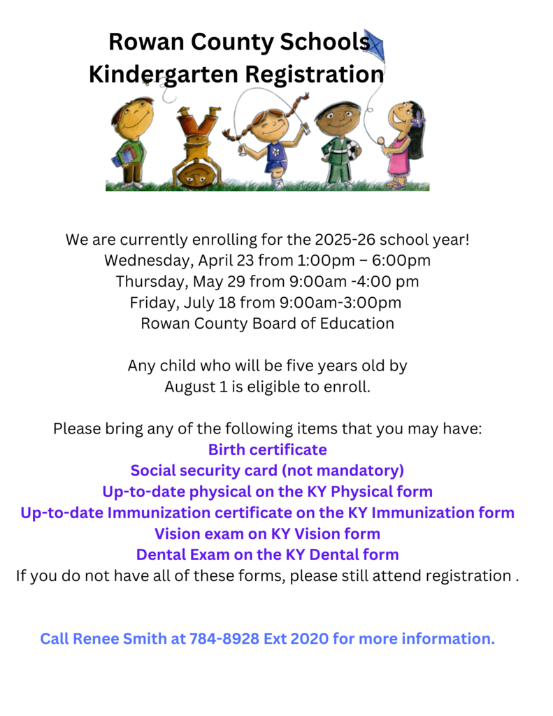 Kindergarten Registration