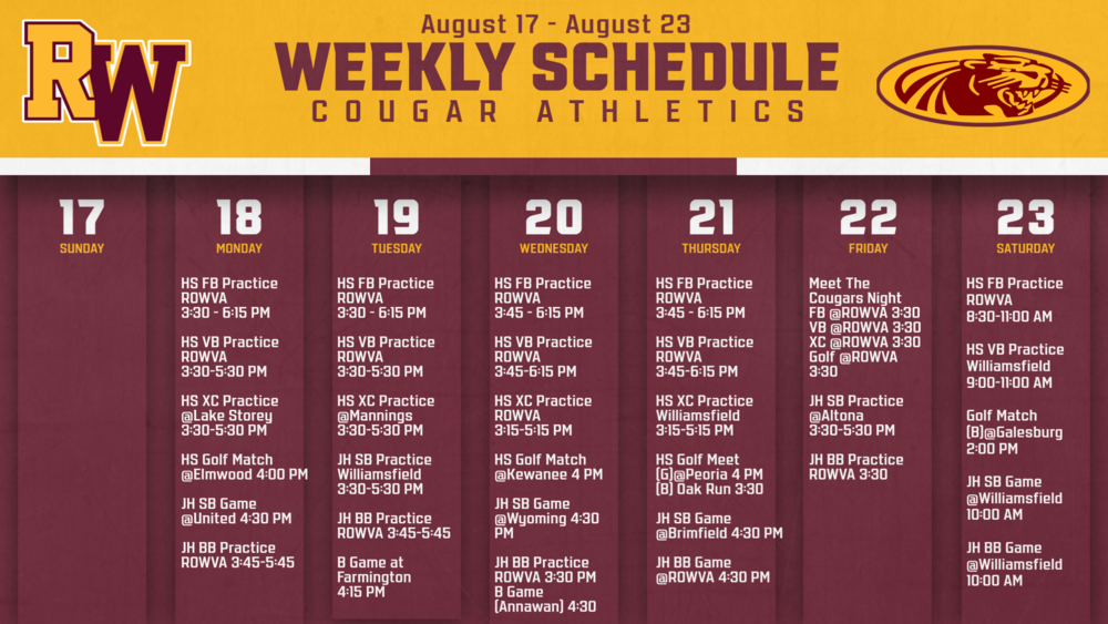 This week in Cougar Sports