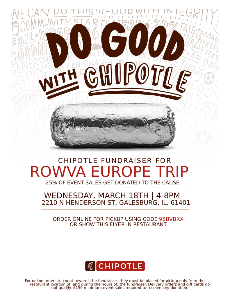Europe Trip Fundraiser