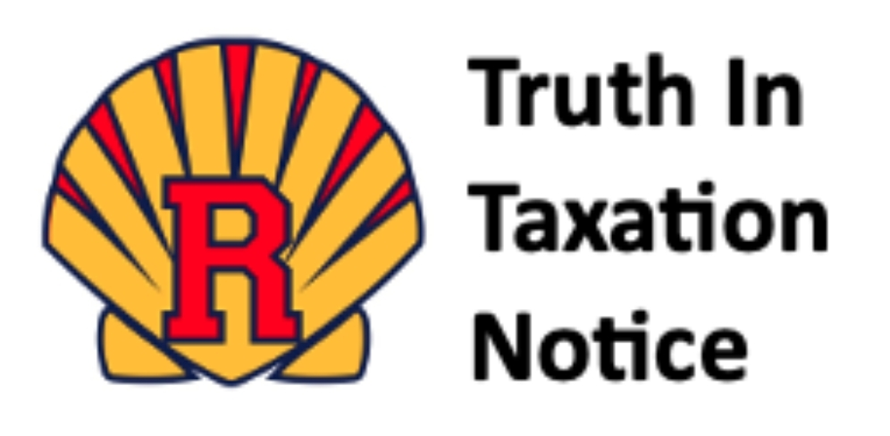 Roxana Shell Logo with "Truth in Taxation Notice" text