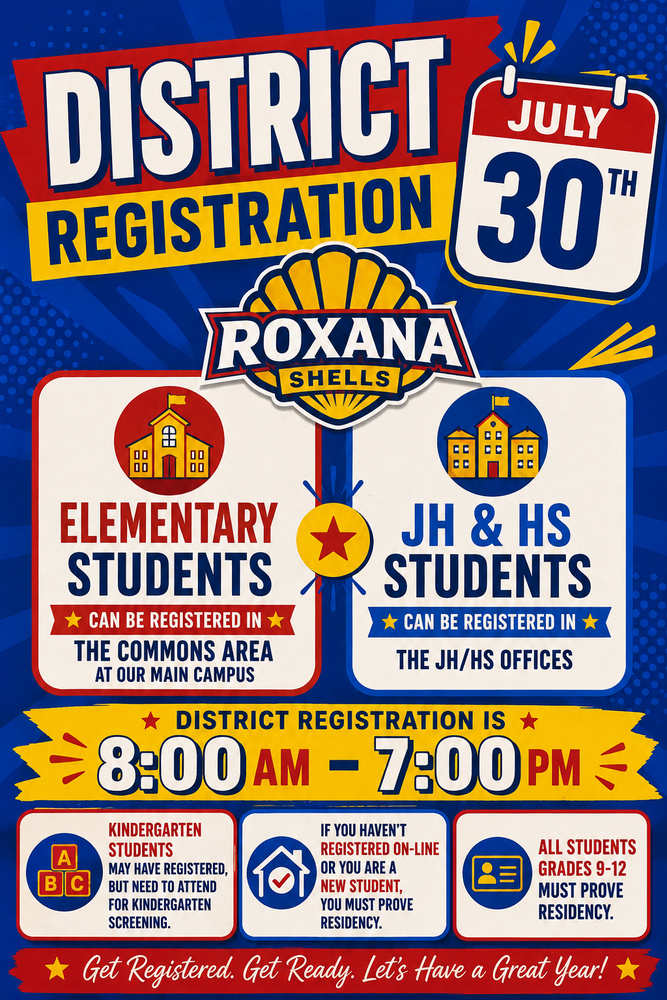 Registration July 30th