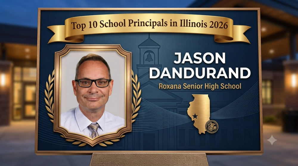 Top 10 School Principals in Illinois 2026 - Jason Dandurand - Roxana Senior High School