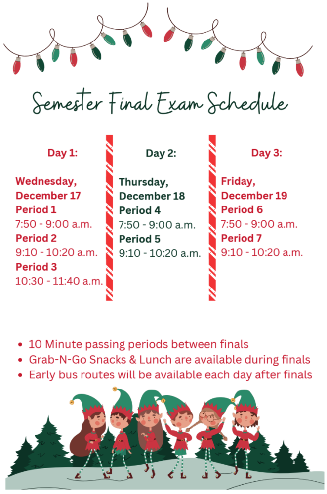 Final Exam Schedule 