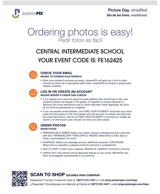 Picture Day Info