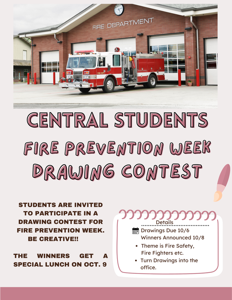 Starting today, our students will have the opportunity to enter a drawing contest! 🖍️🎉 This is a special contest that’s all about student creativity—so the artwork must be done by the students only! 🌟 And here’s the best part: the winner will receive a special firefighter lunch on October 9th! 🚒🔥 What an amazing experience! Drawings are due to the office on October 6th and Winners will be announced October 8th