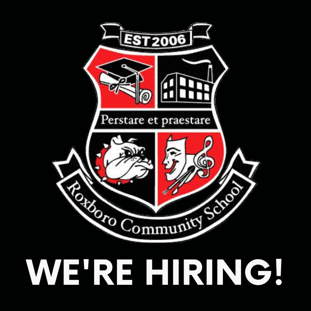"We're Hiring" with RCS Crest