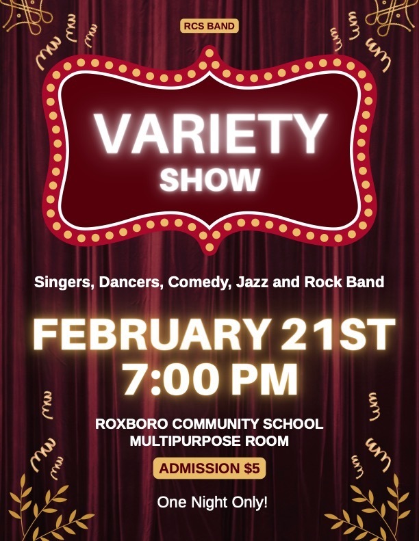 RCS Variety Show Poster