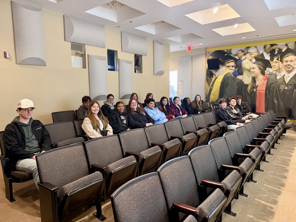 Students sitting in a small theater at Appalachian State University.