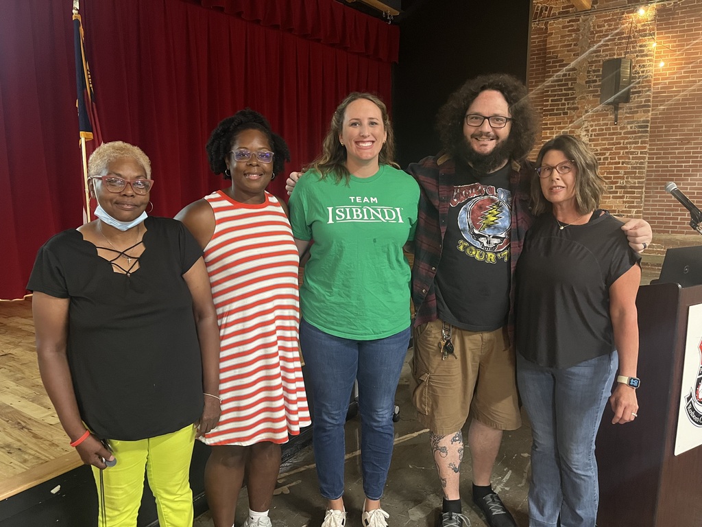 Pictured Left to right: Angie Hopkins, Melinda Goodson, Katie DeVillier, Phillip Gillis, and Holly Oliver