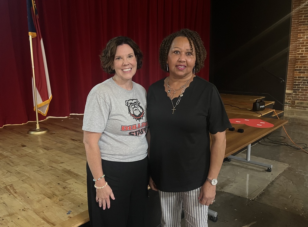 Pictured left to right: Christy King and Christa Jones