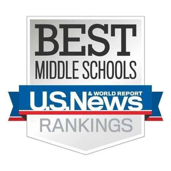 Best Middle Schools Ranking for U.S. News and World Report flag