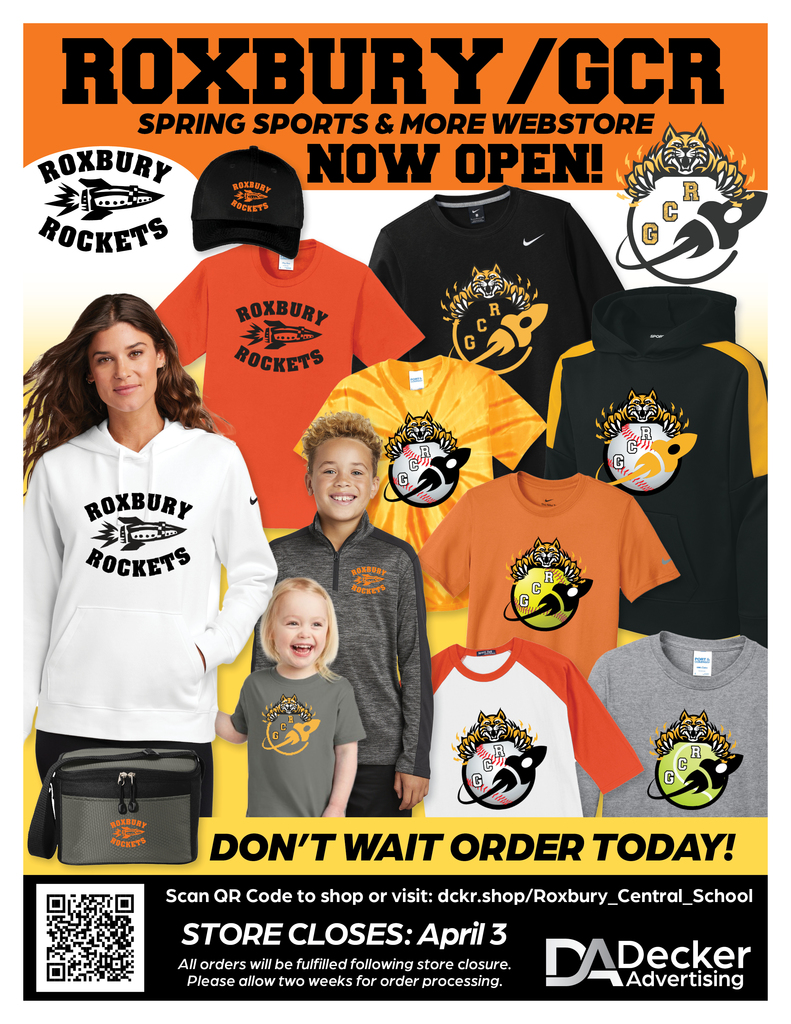 flyer about the roxbury apparel store