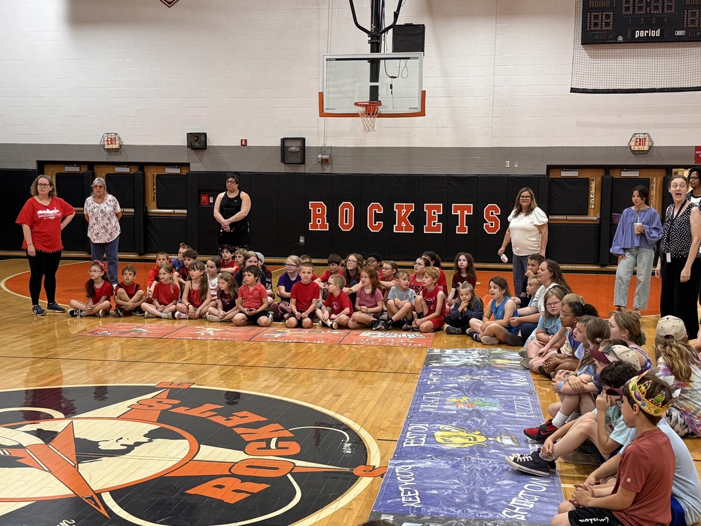 Elementary Red Team waiting for the games to begin