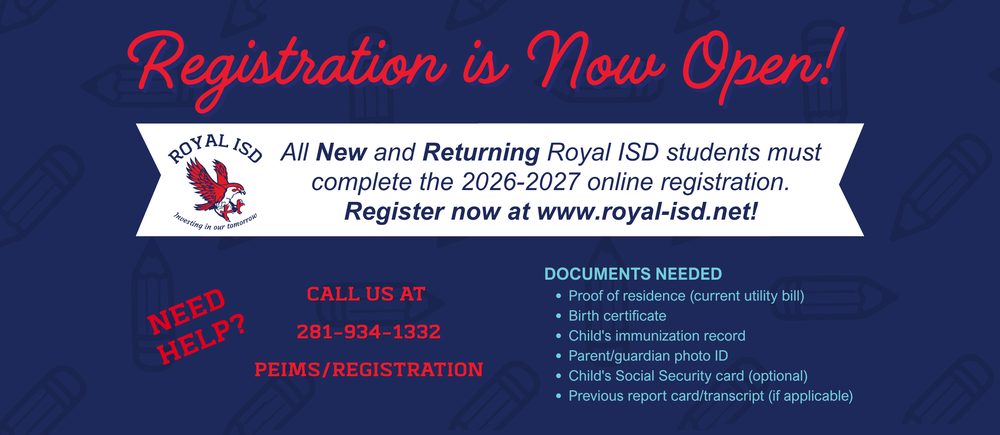 26-27 Registration Now Open