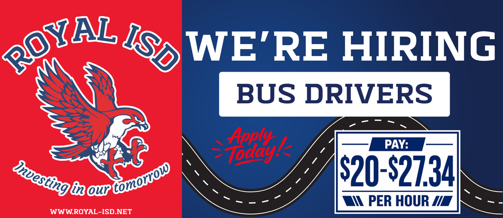 Royal ISD is Hiring Bus Drivers
